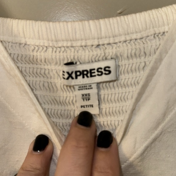 Express linen blend dress size xxs petite - Picture 6 of 6